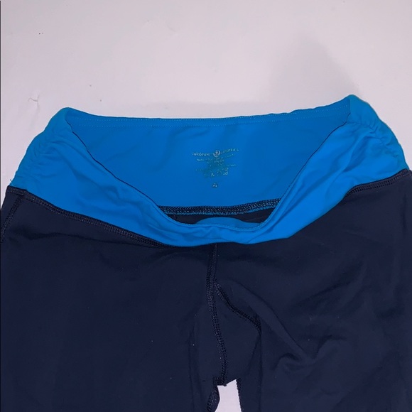 Lululemon Flare Yoga Pants Blue Two Tone 6 Lowrise - Picture 7 of 7